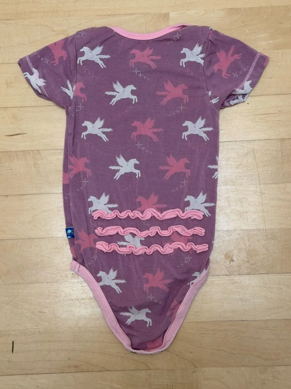 Kickee Pants Unicorn/ Horse Onesie with RufflesSize 12-18M